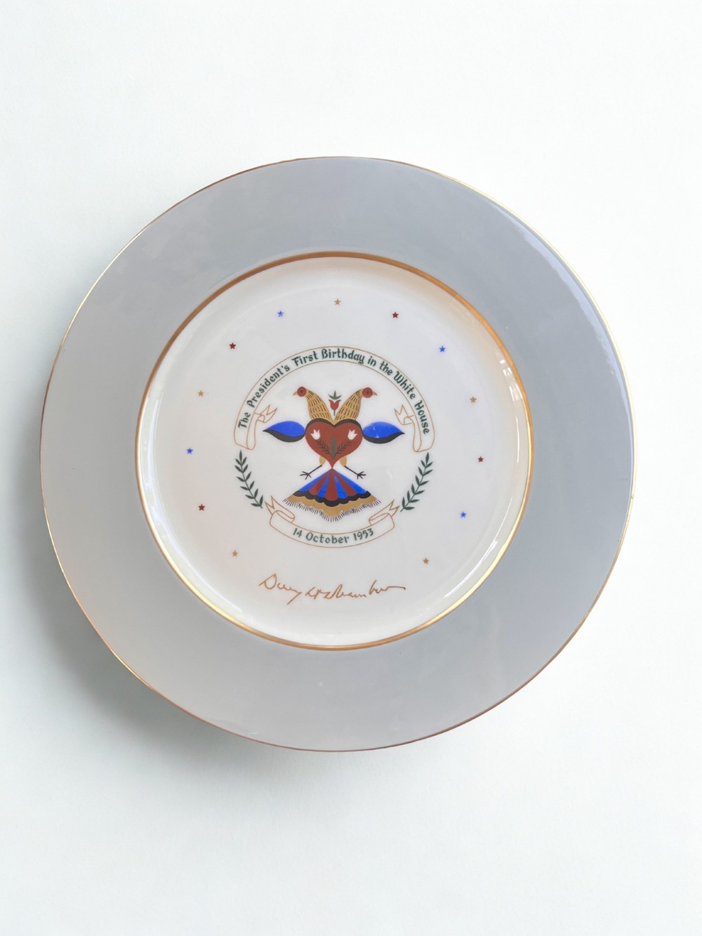 Castleton China Eisenhower 1953 White House Limited Edition Plate